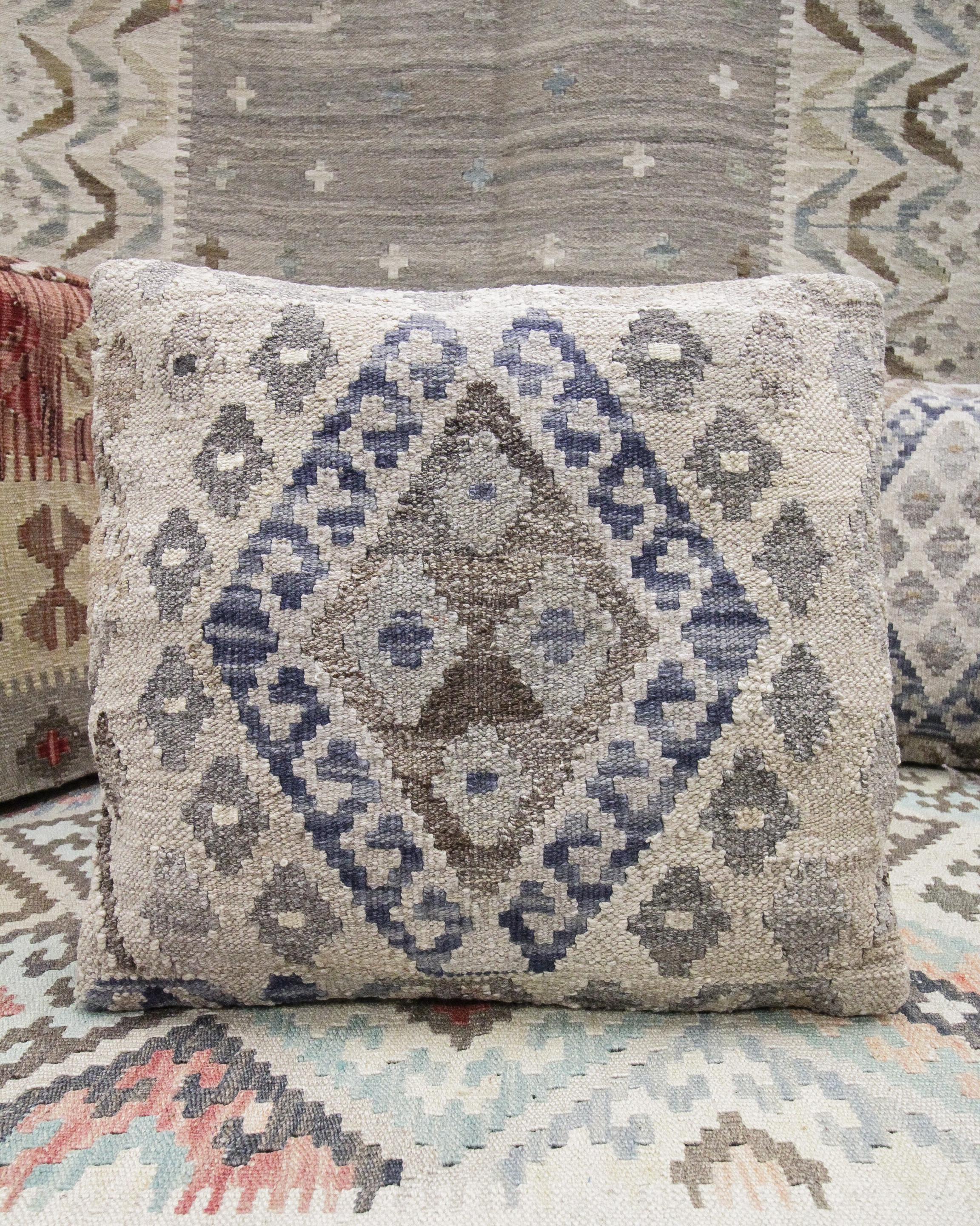 blue kilim pillows