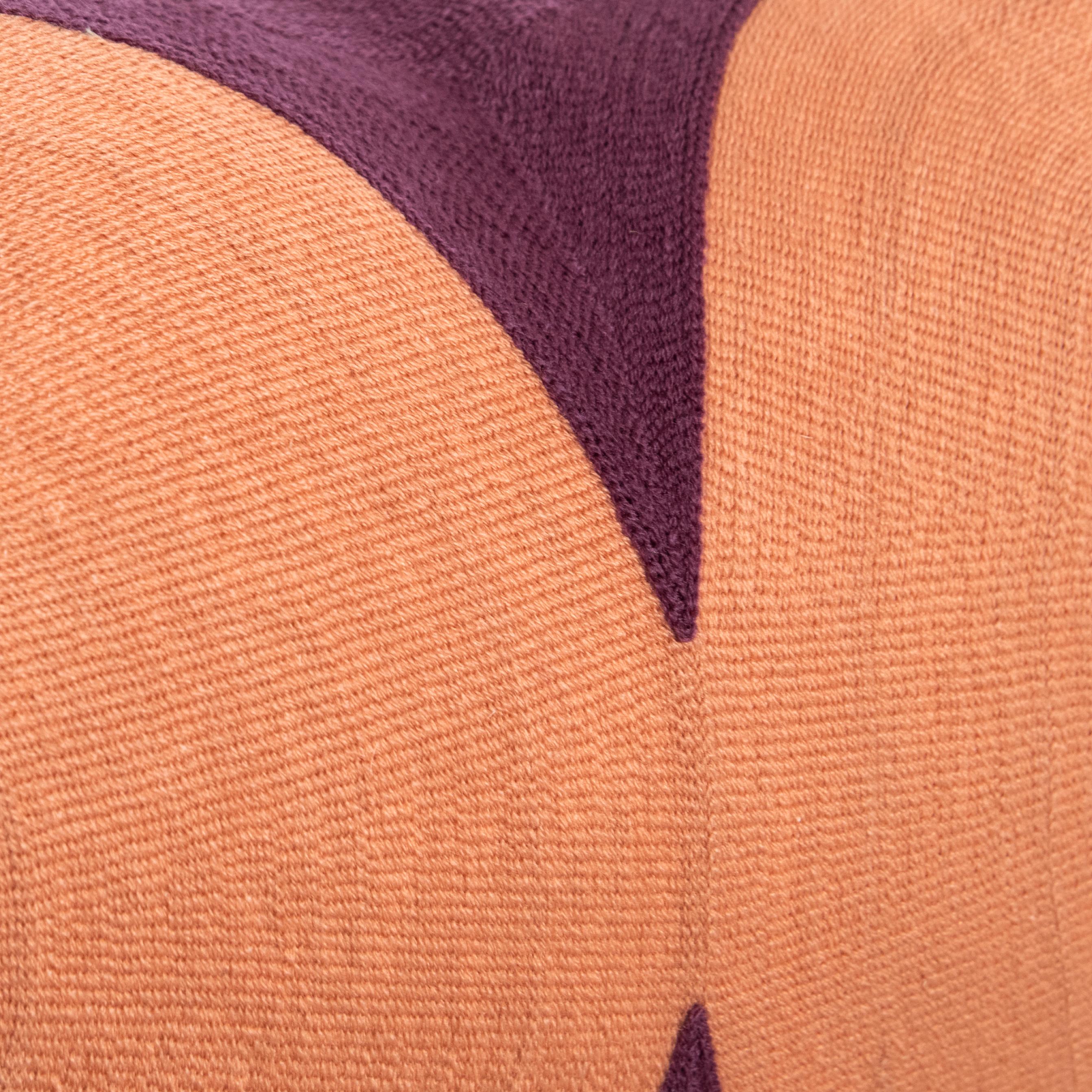 Designed by Kilombo Home. 

This stylish pillow is the perfect accessory. A simple touch full of character that would change the room where is placed.
Mix our different patterns to get the perfect look.

- Color: Pulple ans Salmon
- Front fabric: