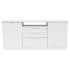 Modern Knoll Reff Profiles Classic Credenza, Sideboard in Whitened Ash Laminate
