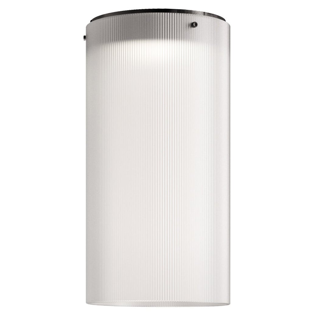 Plafonnier moderne Kundalini Herkner Giass 25 en verre blanc à LED en vente