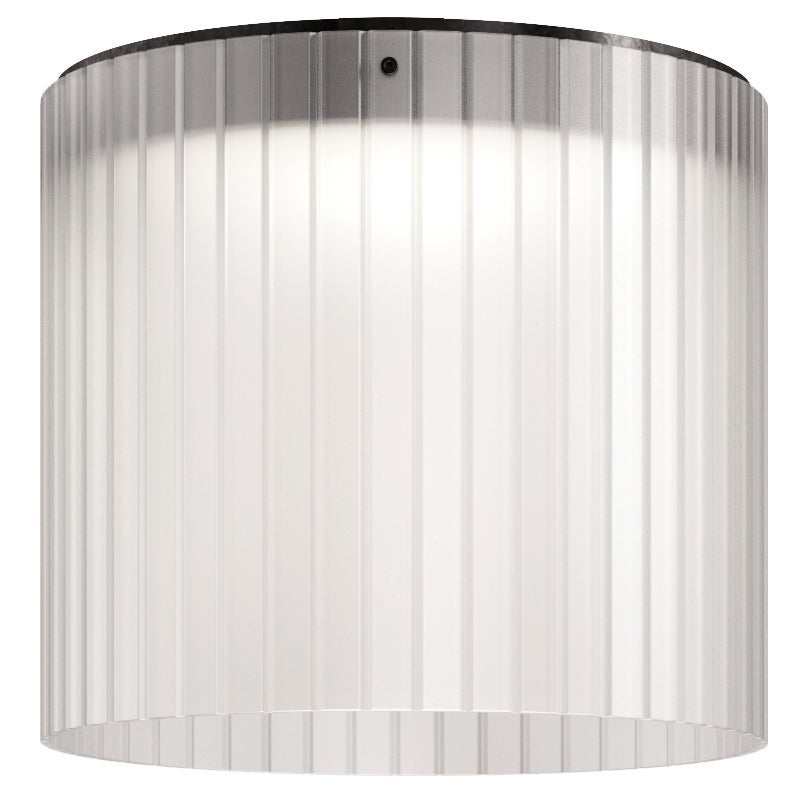 Plafón Moderno Kundalini Herkner Giass 40 Led Cristal Blanco en venta