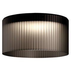 Modern Kundalini Herkner Giass 50 Led Smokey Glass Ceiling Fixture