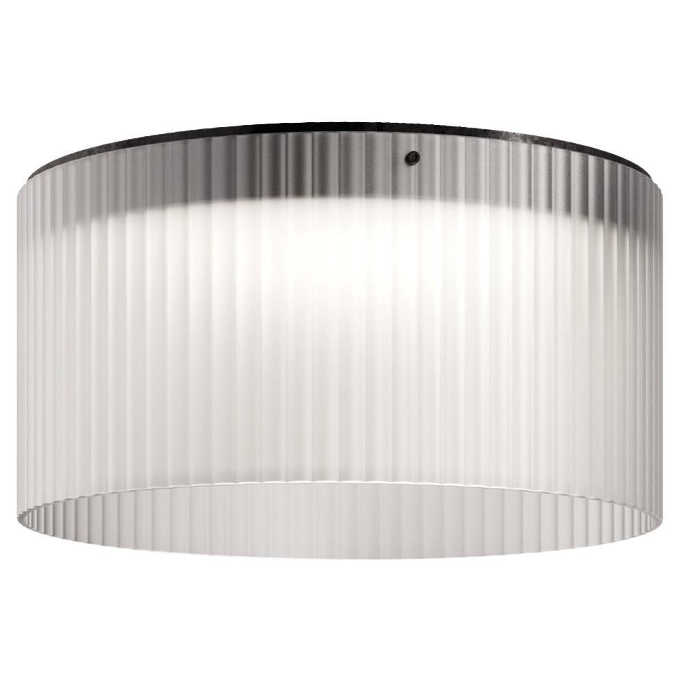 Modern Kundalini Herkner Giass 50 Led White Glass Ceiling Fixture