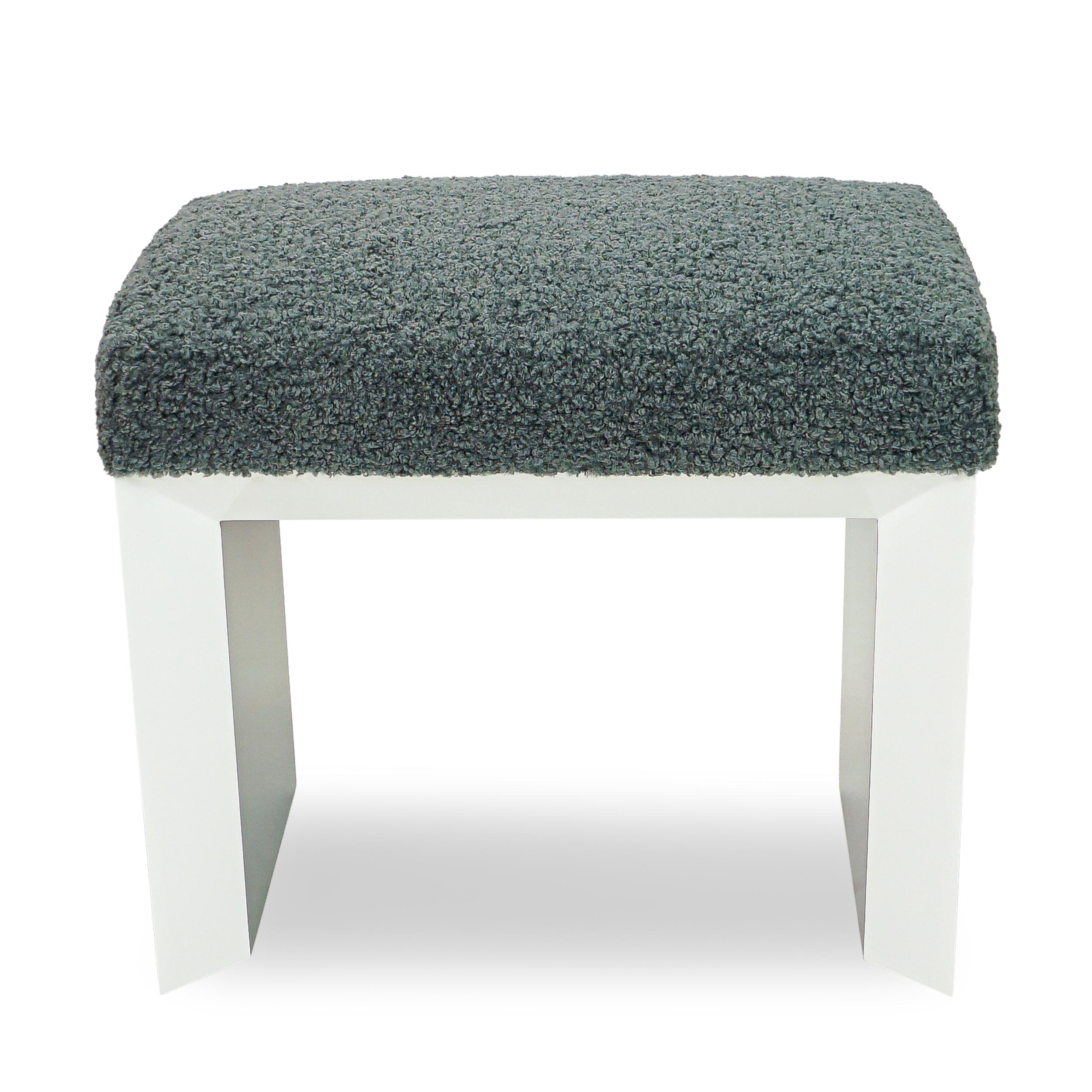 small boucle bench