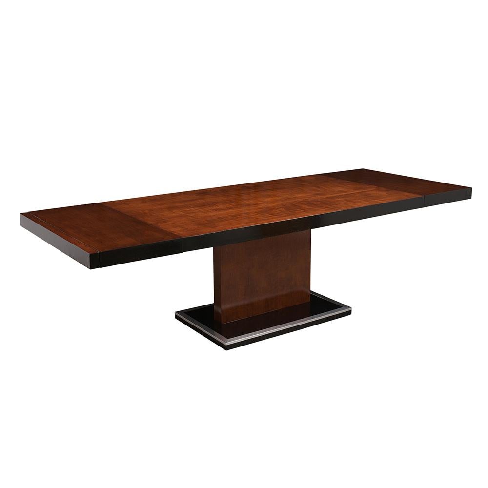 Mid-Century Modern Modern Lacquered Extendable Dining Table