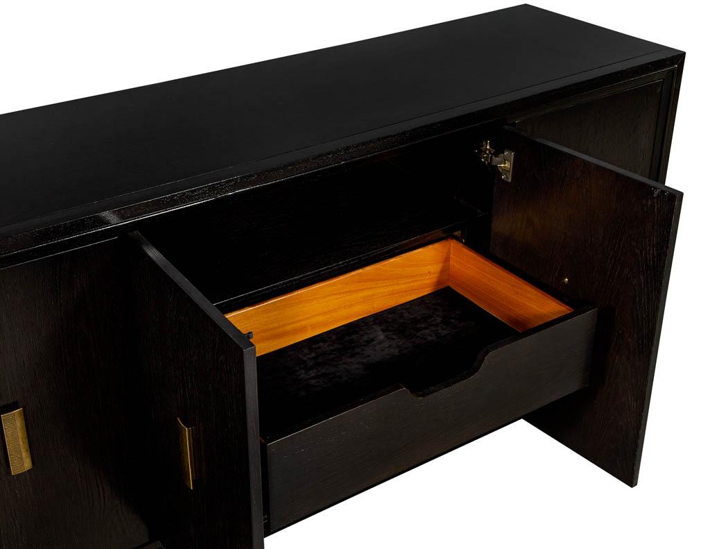 Modern Lacquered Oak Sideboard Buffet For Sale 1