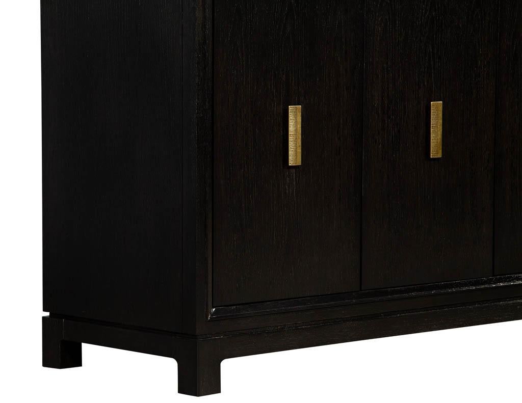 Modern Lacquered Oak Sideboard Buffet For Sale 2