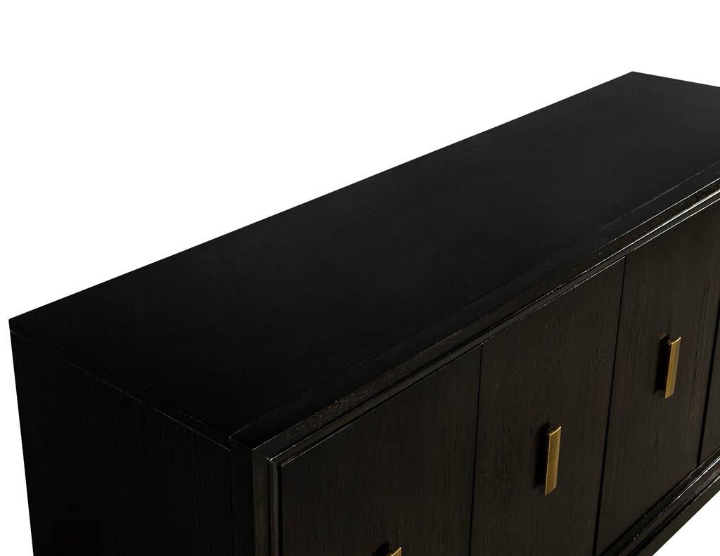 Contemporary Modern Lacquered Oak Sideboard Buffet For Sale