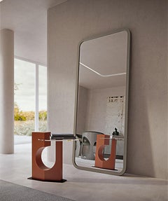 Moderner lackierter See Ye Tisch aus Holz