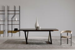 Modern Lage Bookcase Set/2, Brass, Oak, Handmade in Portugal by Greenapple