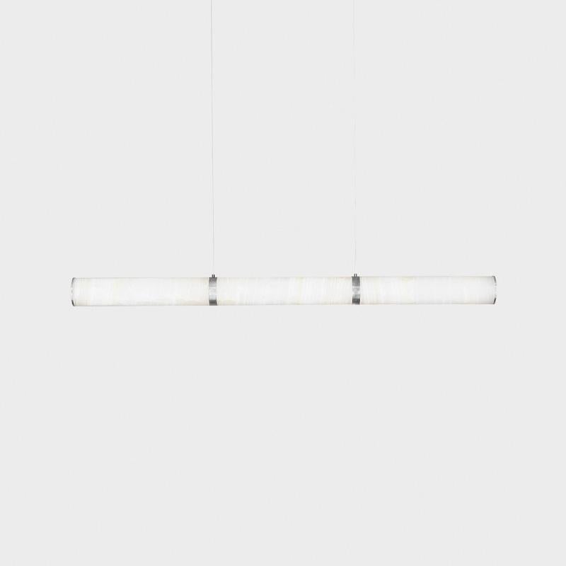 Modern Lamp 'Pars Horizontal' by Anour, Browned Brass, White Onyx en vente 1