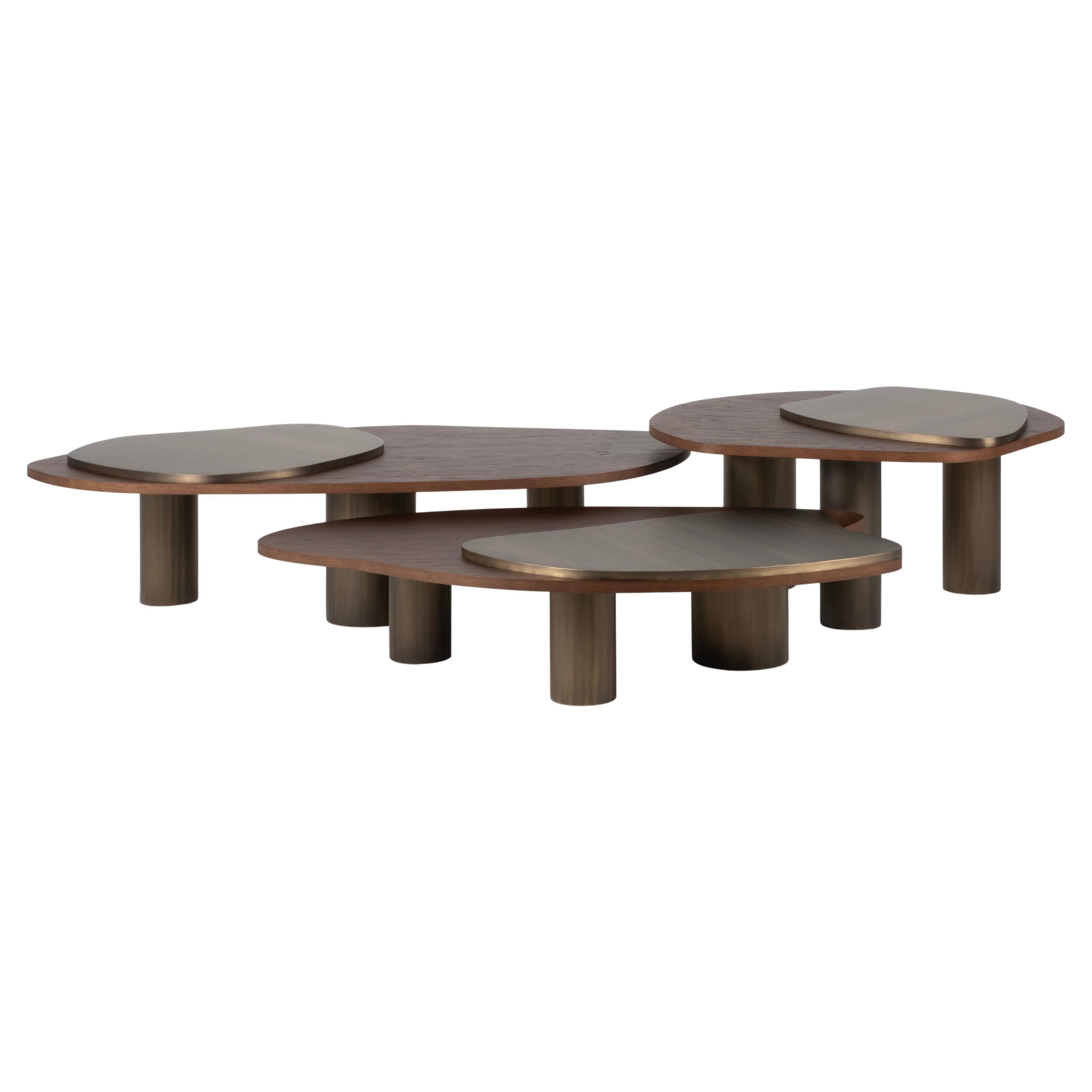 Landscape Coffee Tables, Contemporary Collection, Handcrafted in Portugal - Europe by Greenapple.

Designed by Rute Martins for the Contemporary Collection, the Landscape coffee table is inspired by fluid lines in nature, adding a representation of