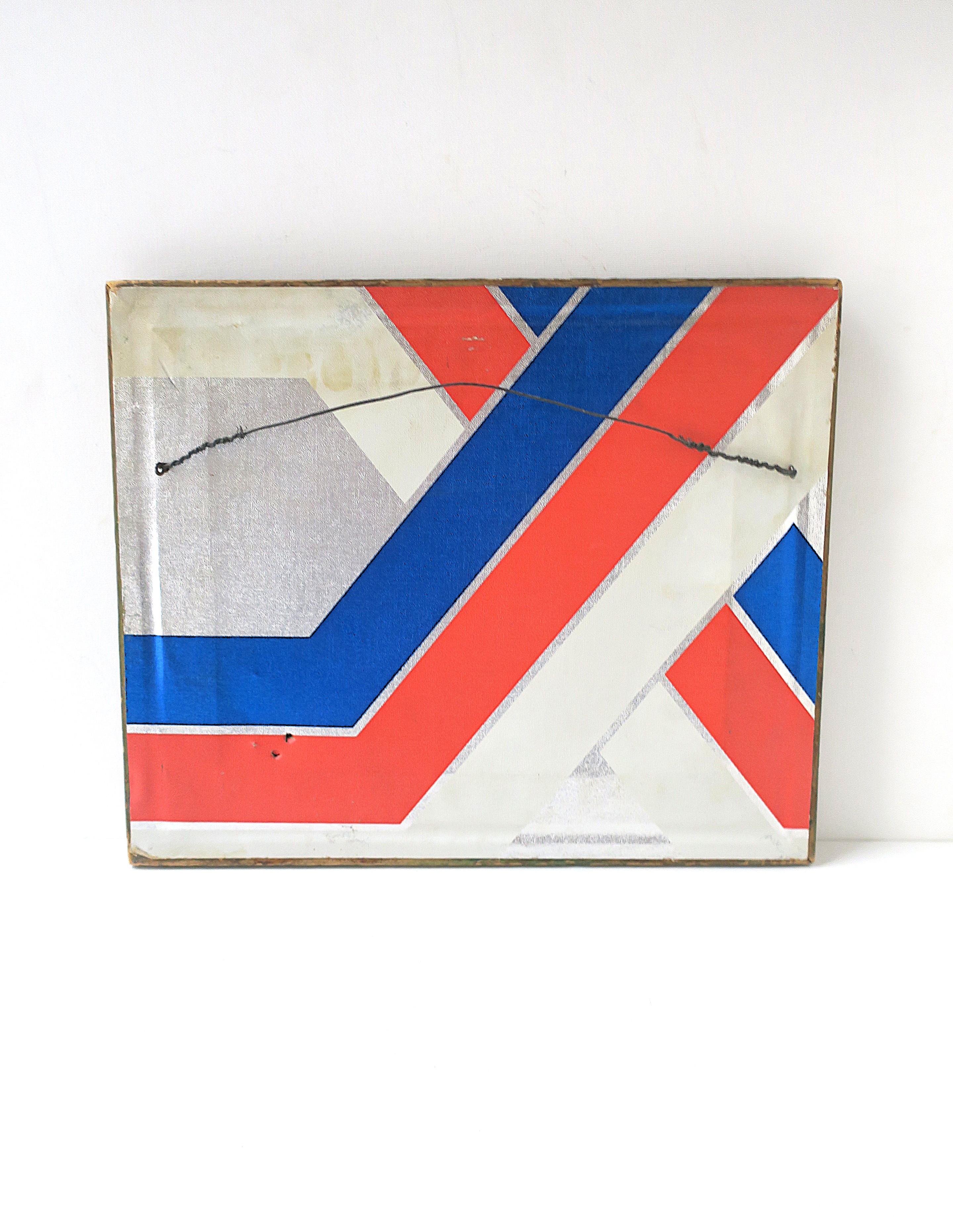Quadro di paesaggio moderno con cane, 1978 in vendita 1
