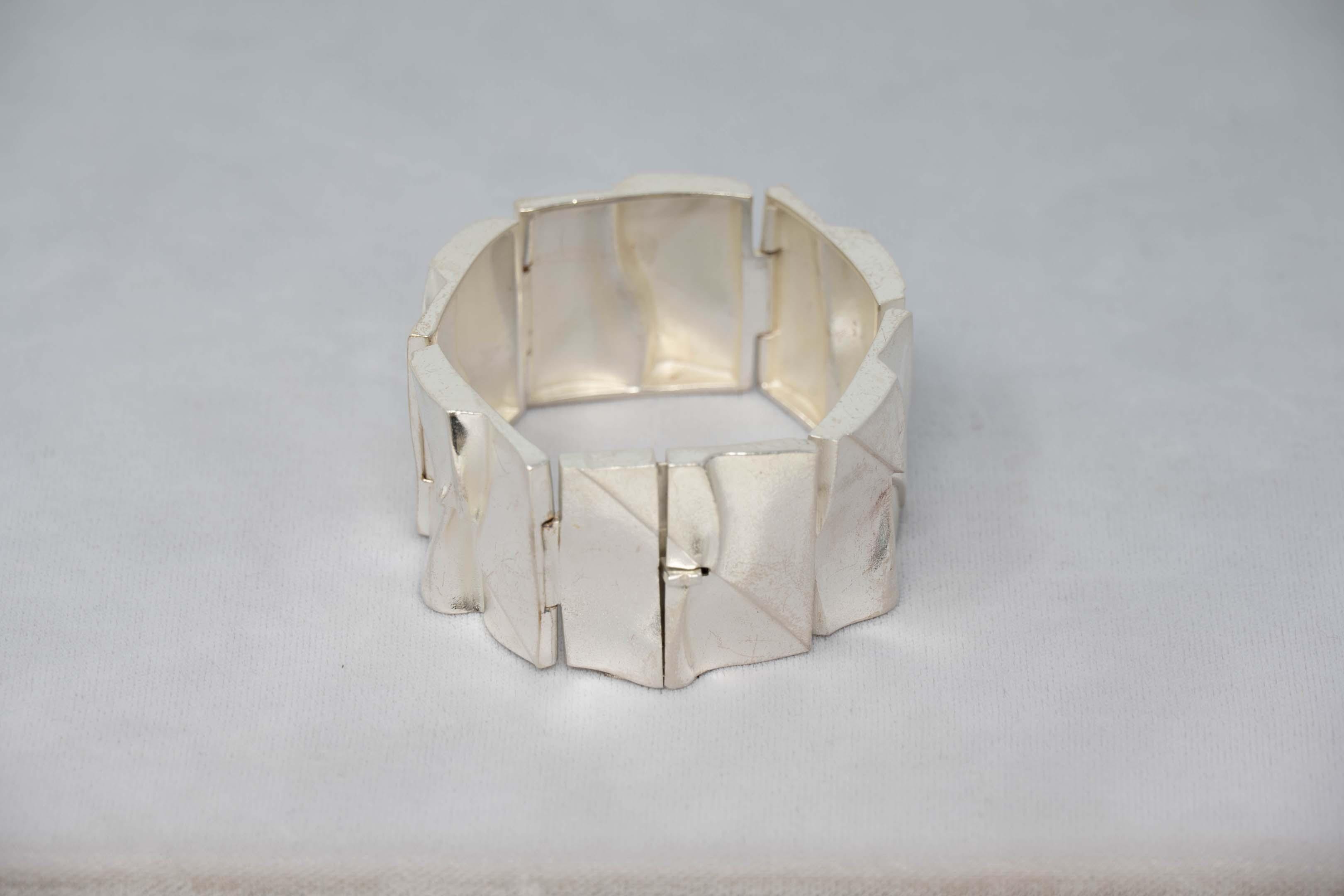 Modern Lapponia Sterling Silver Bracelet 2