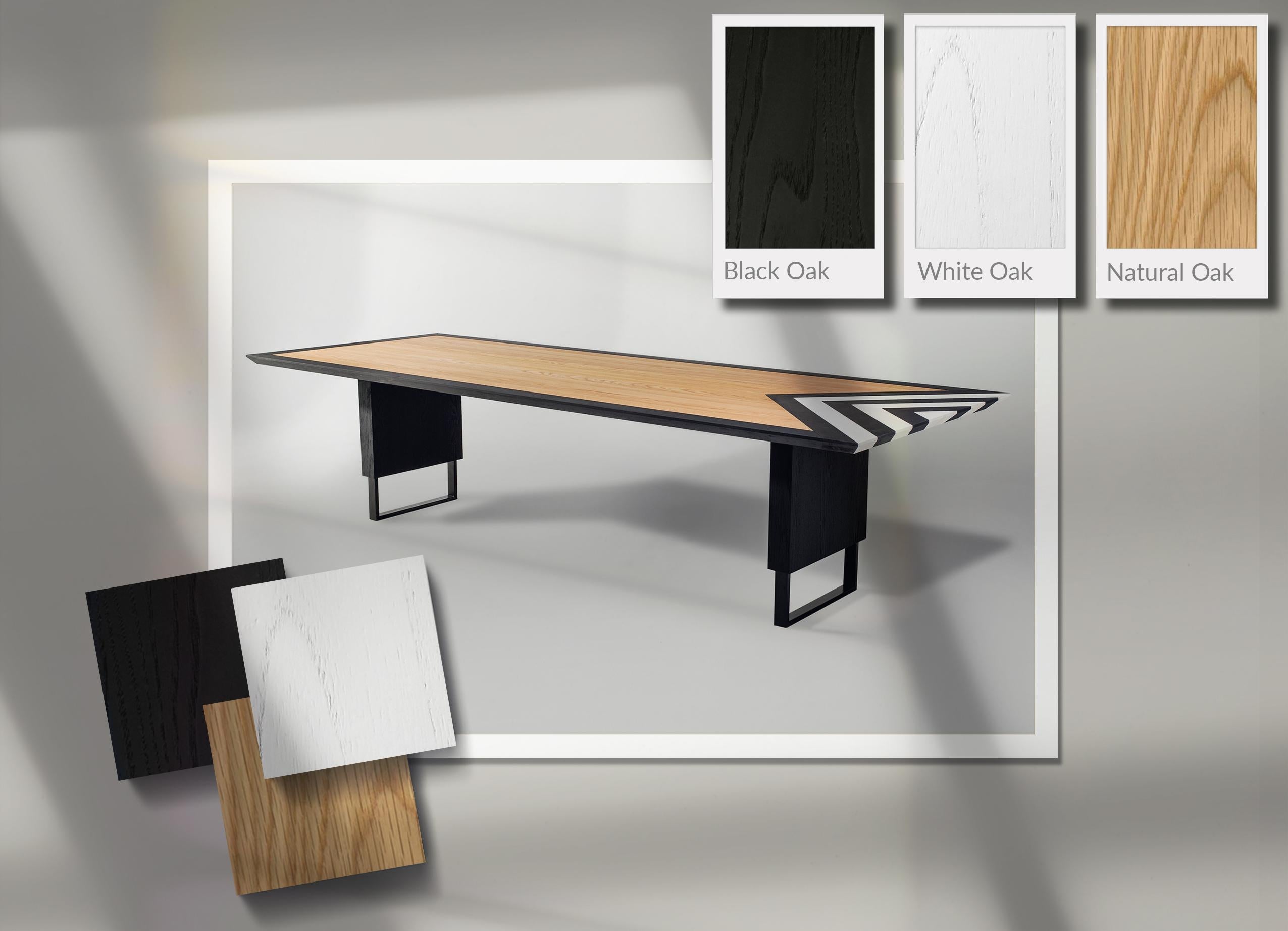 Metal 10 Seater Modern Dining Table Designed by Larissa Batista For Sale