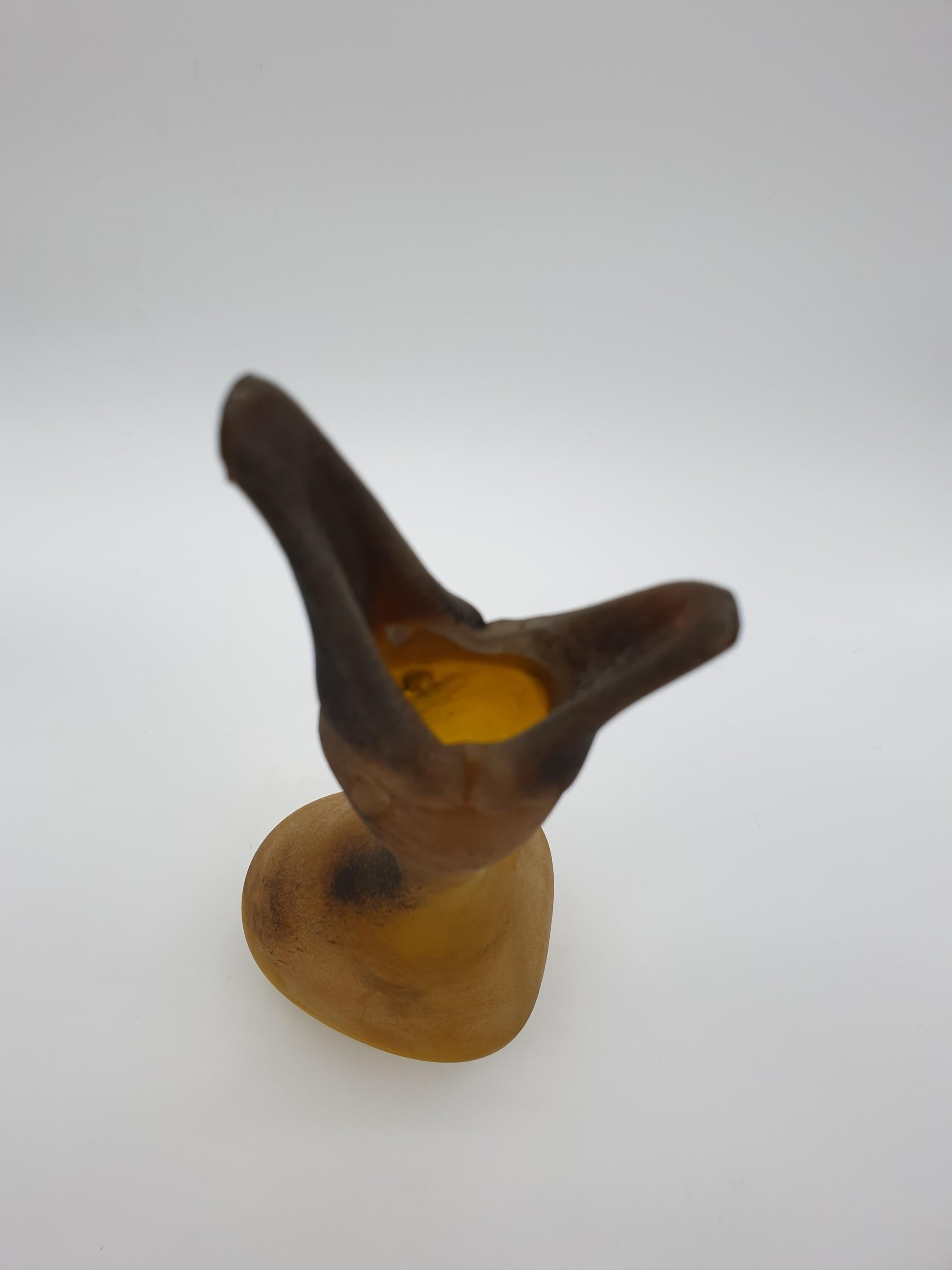 Modern Large Murano Glass Duck Vase by Antonio Da Ros at Gino Cenedese, 1960s For Sale 8