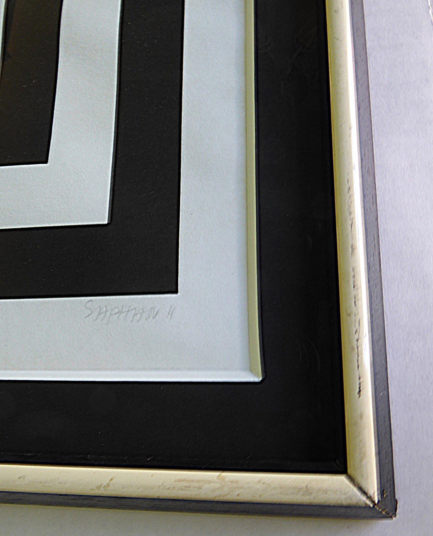 Op Art Moderno Latinoamericano Omar Rayo Serigrafía Saphan II 1968 Colombia Colombiano en venta
