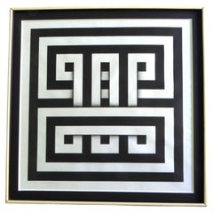 Op Art Moderno Latinoamericano Omar Rayo Serigrafía Saphan II 1968 Colombia