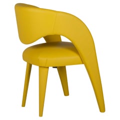 Sillas de comedor modernas Laurence, cuero, hechas a mano en Portugal by Greenapple