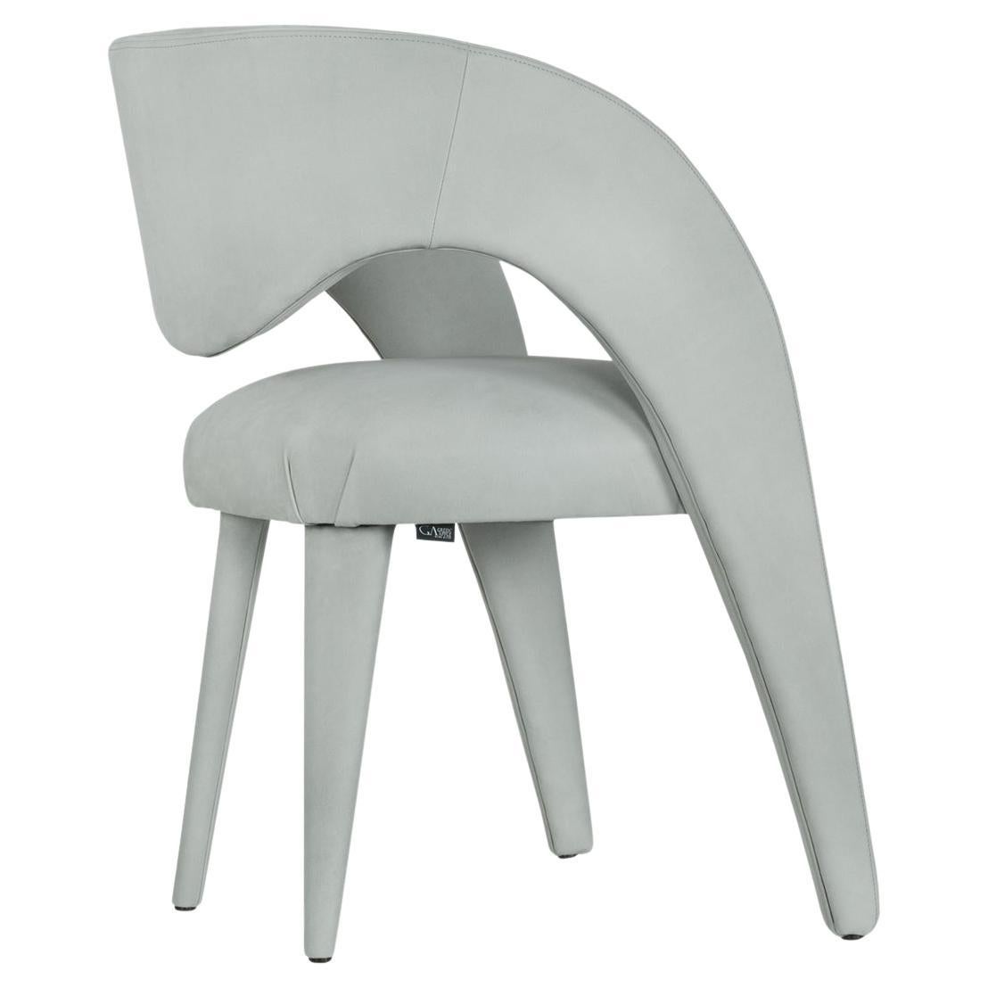 Sillas de Comedor Modernas Laurence, Piel de Terciopelo, Hechas a Mano Portugal by Greenapple