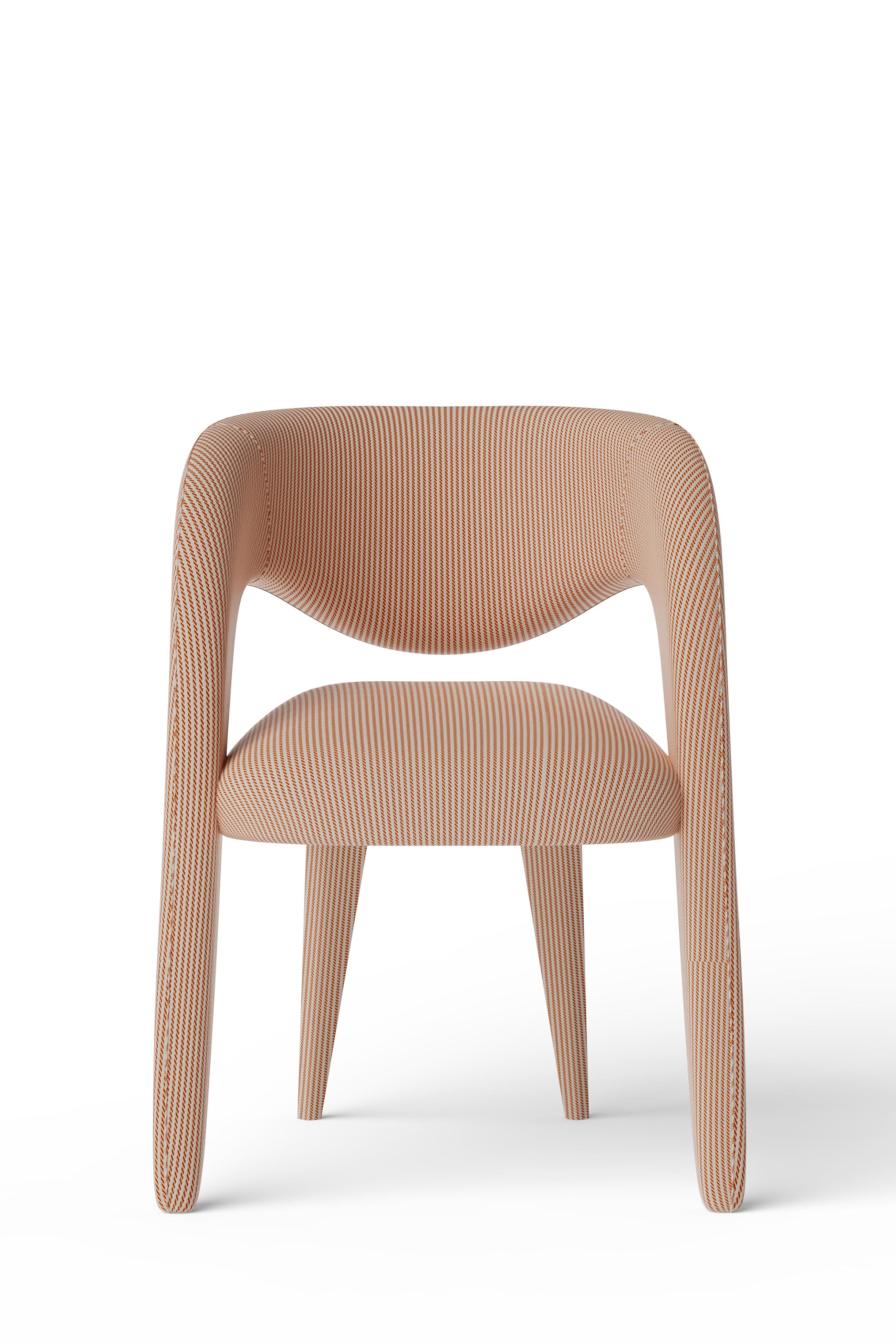 Hand-Crafted Modern Laurence OUTDOORS Chairs, DEDAR Fabric, Handmade Portugal by Greenapple For Sale