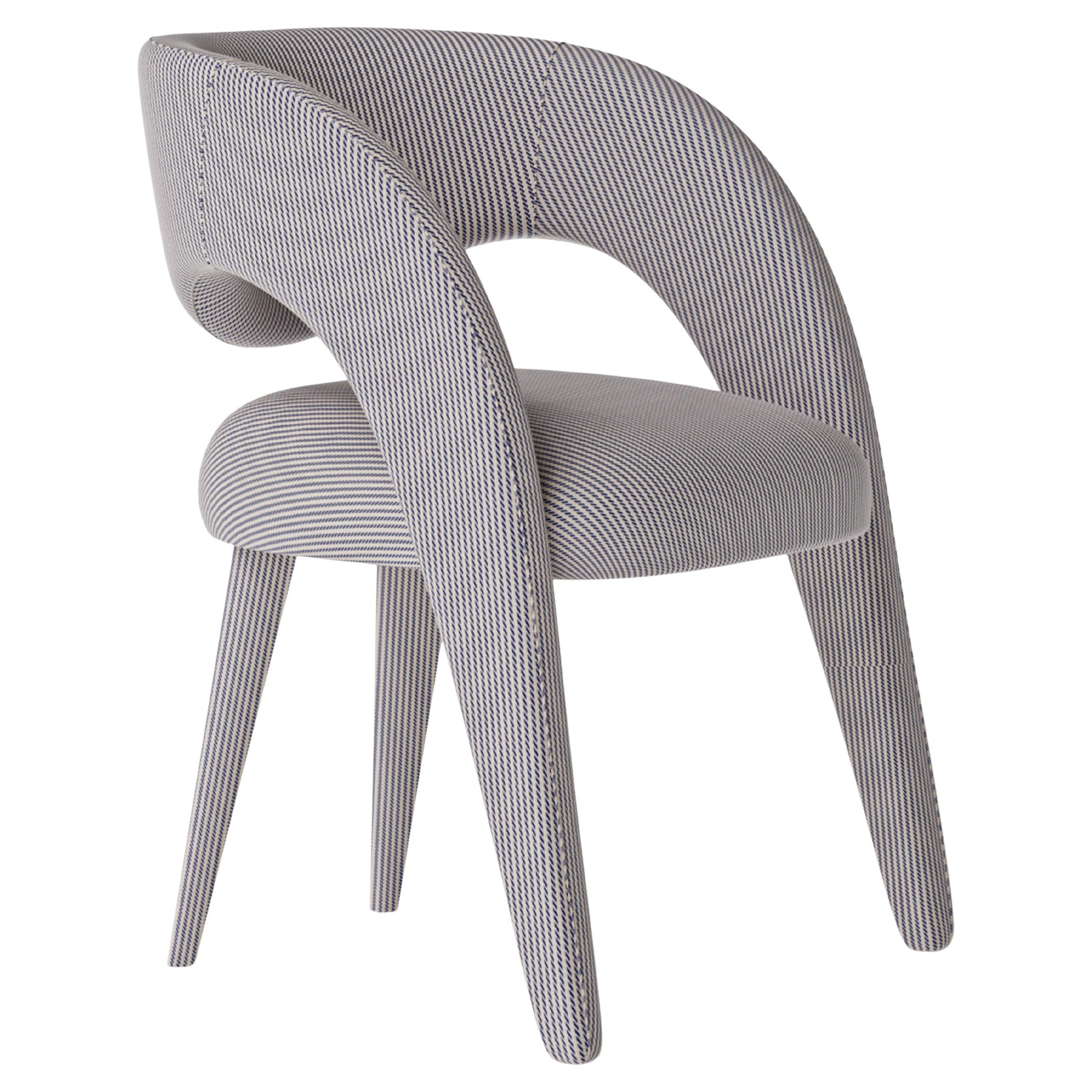 Woodwork Modern Laurence OUTDOORS Chairs, DEDAR Fabric, Handmade Portugal by Greenapple For Sale