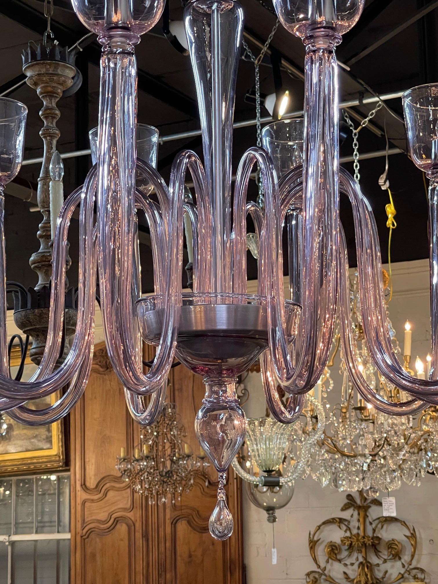 lavender chandelier