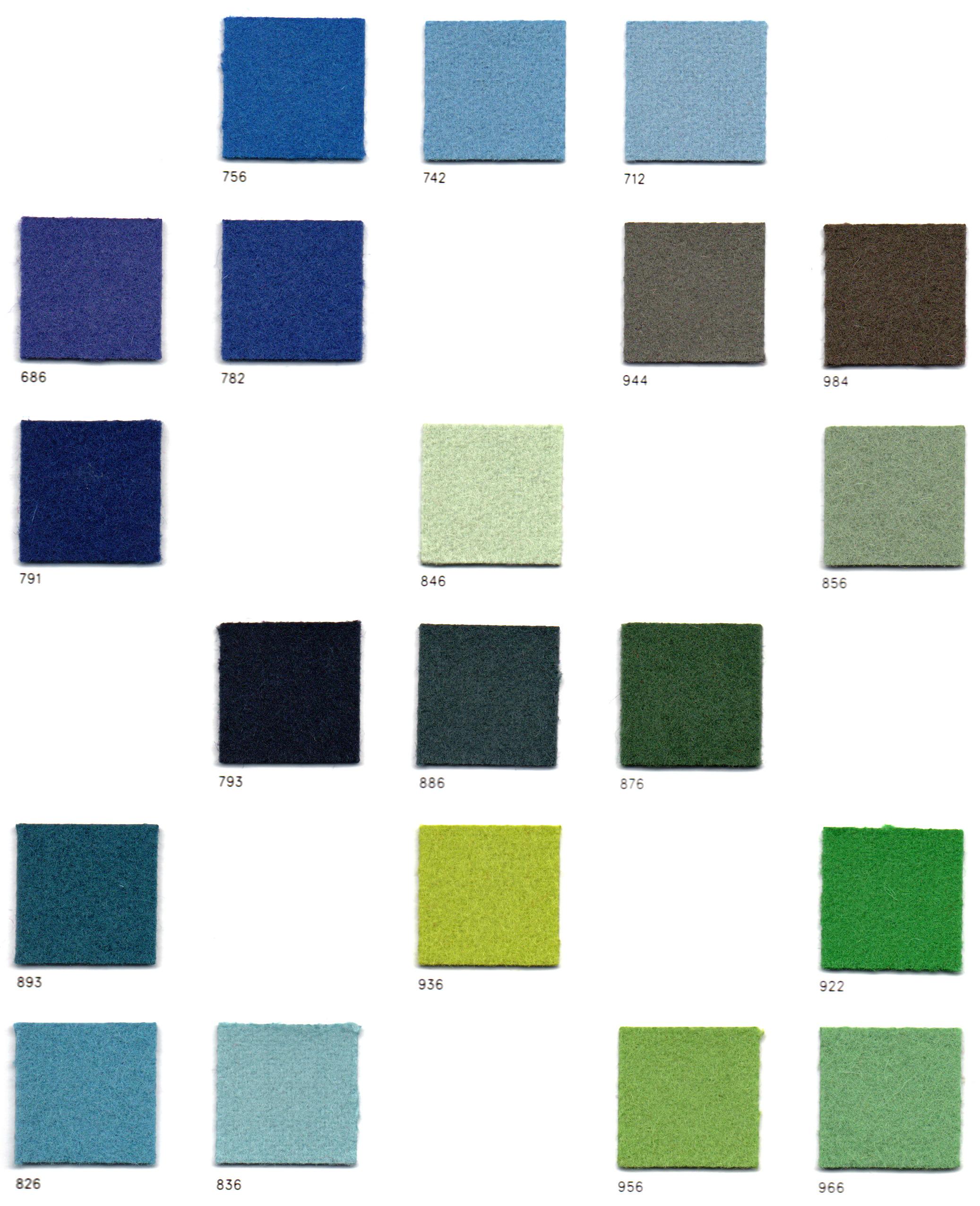 Pouf moderno Leaf Seat di design by nico, rivestito in Kvadrat  Tessuto di lana in vendita 12