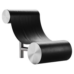 Fauteuil moderne en cuir 'Vero' de Palo Nero