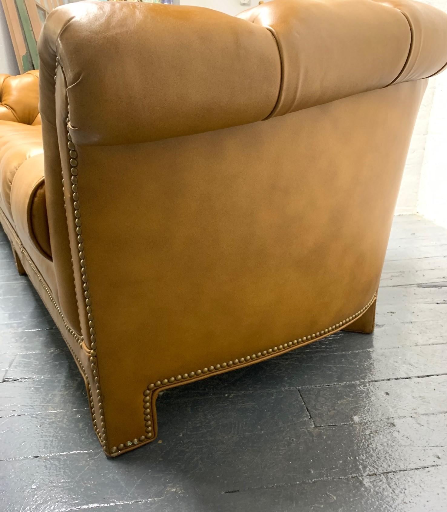 Modern Leather Chesterfield Style Sofa For Sale at 1stDibs | modern ...