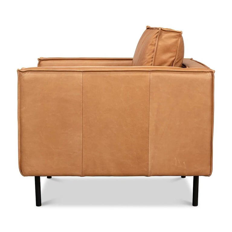 Modern Leather Club Chair For Sale at 1stDibs modern leather club