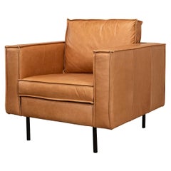 Modern Leather Club Chair