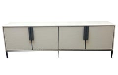 Modern Leather Dresser on Milano Metal Base
