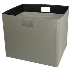 Modern Leather Laundry Basket NOEGI with Handles by Limac Design
