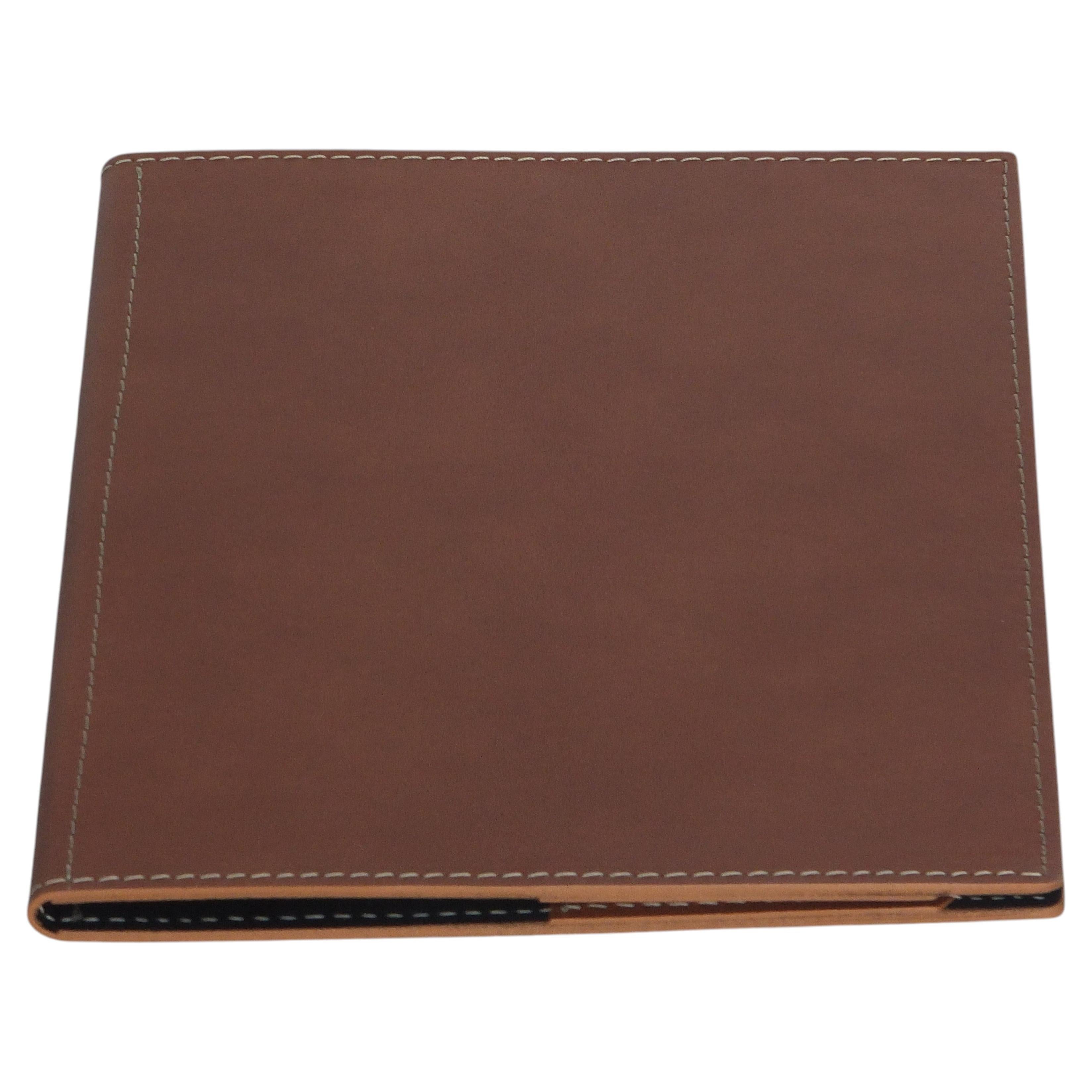 Modern Leather Portfolio Folder by Limac Design - Regenerated Leather For Sale