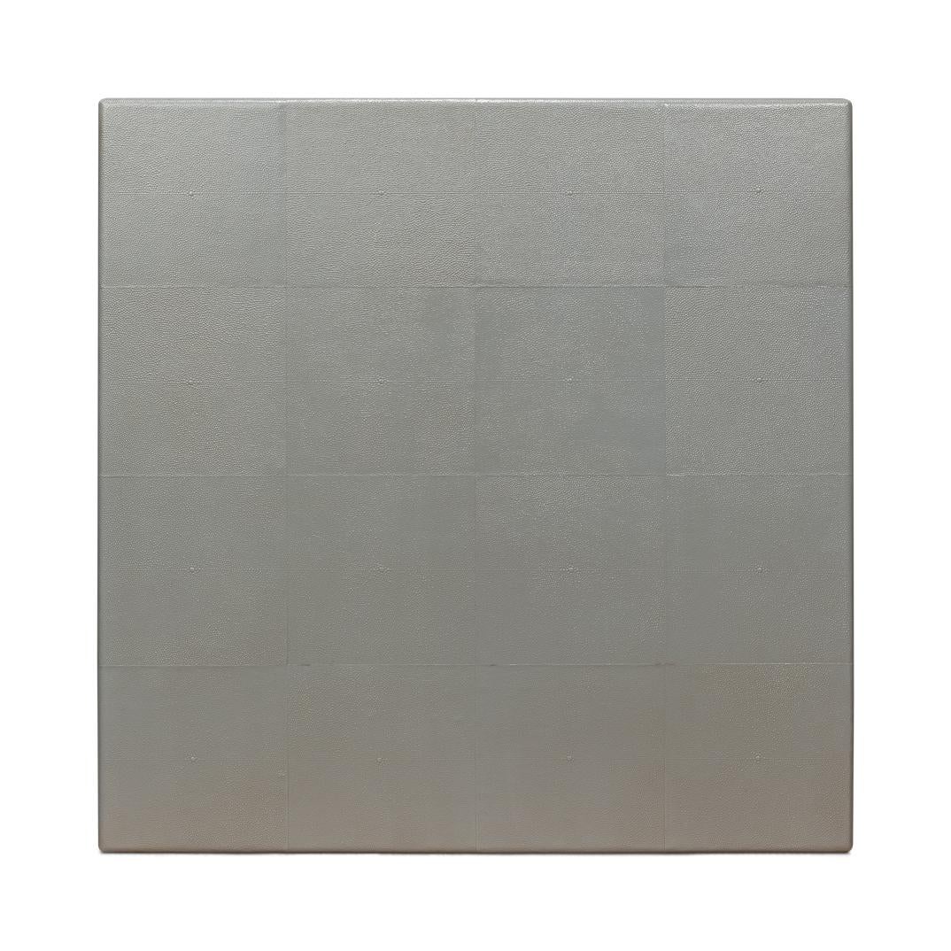 Asiatique Table basse moderne à plateau en cuir en vente