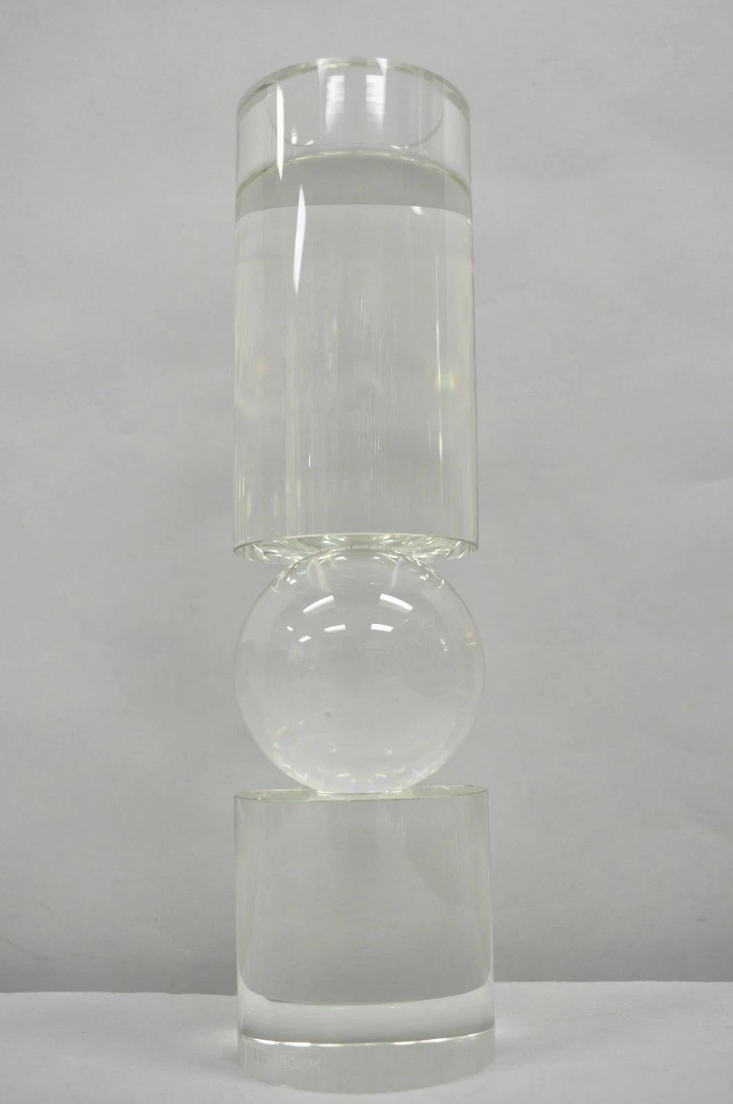 Candelero moderno Lee Broom Fulcrum Art Glass 12