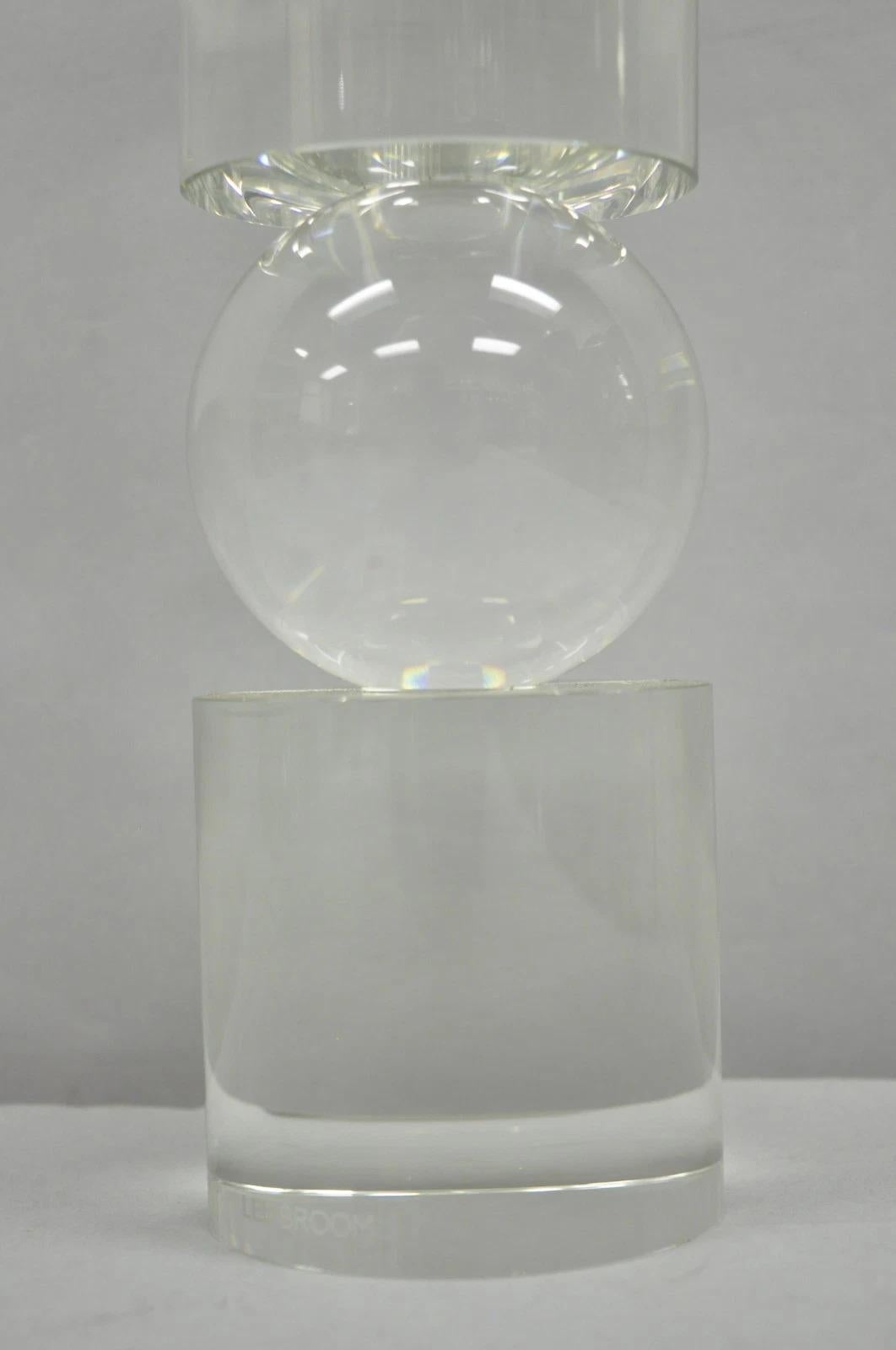 Candelero moderno Lee Broom Fulcrum Art Glass 12