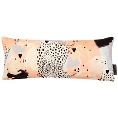 Modern Leopard Print Cotton Velvet Lumbar Cushion by 17 Patterns