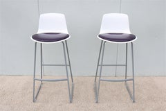 Modern Lievore Altherr Molina for Coalesse Enea Lottus Bar Stools New, a Pair
