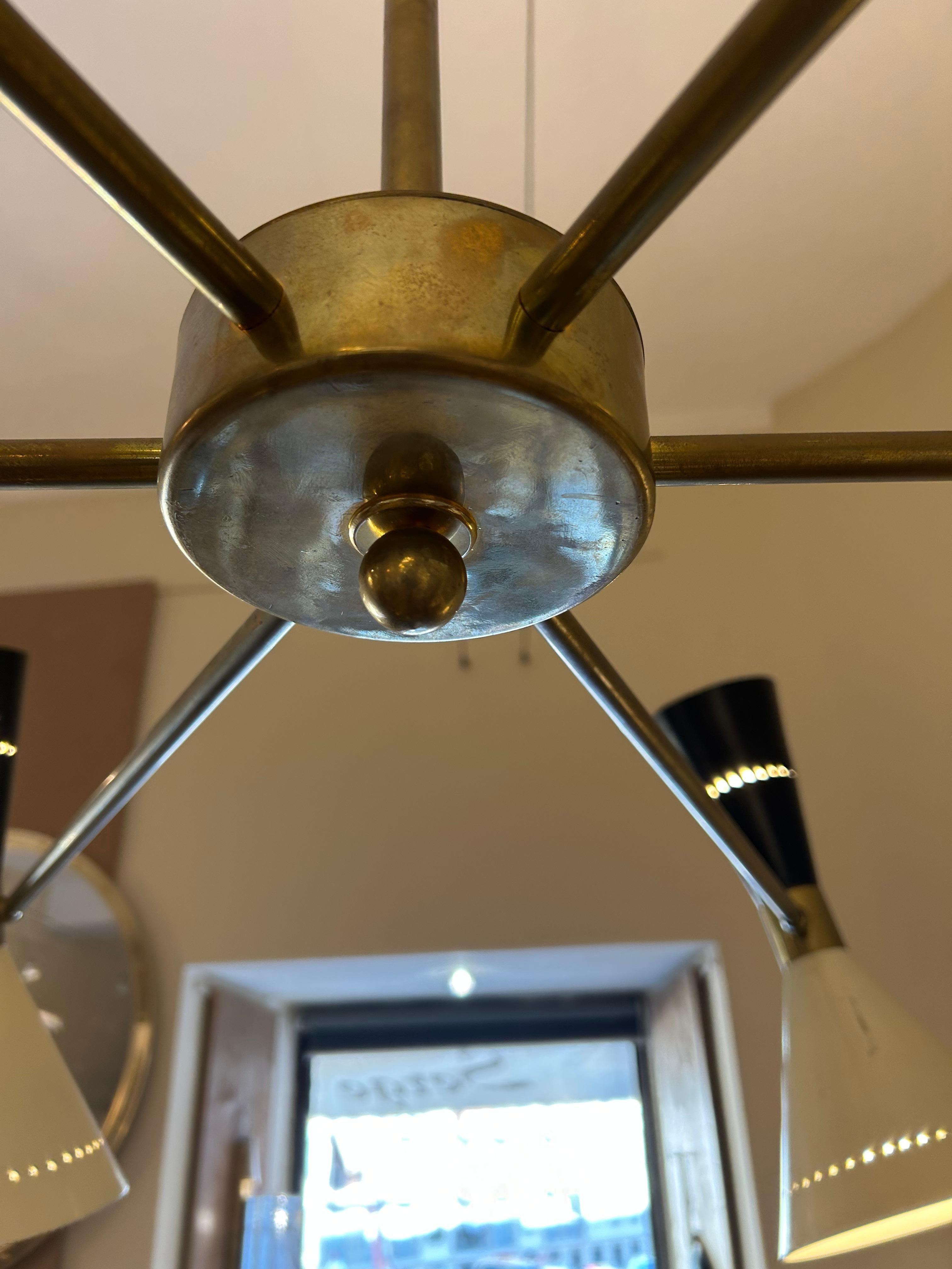 Apparecchio di illuminazione moderno, metà secolo, italiano in vendita 4