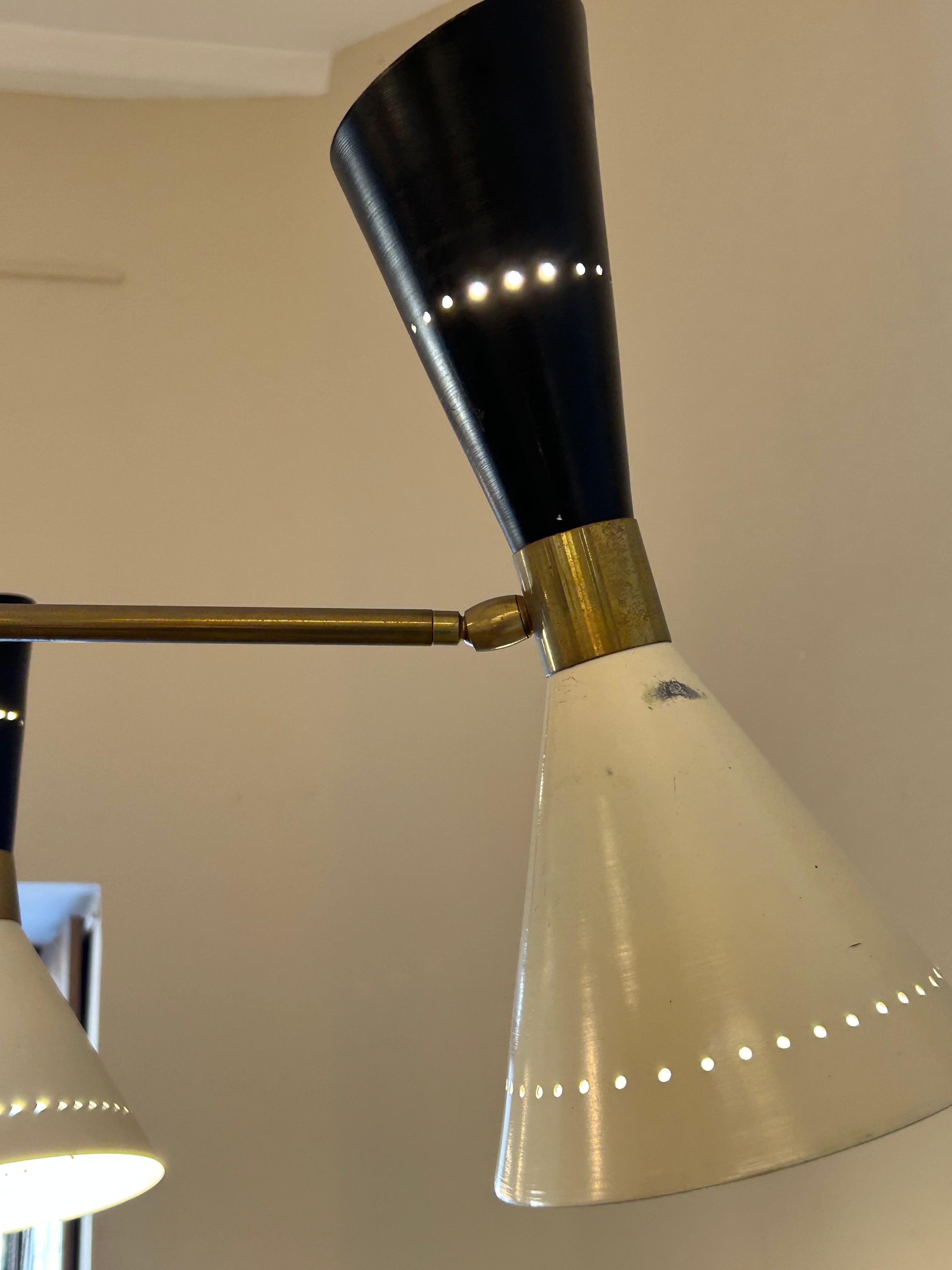 Mid-Century moderno Apparecchio di illuminazione moderno, metà secolo, italiano in vendita