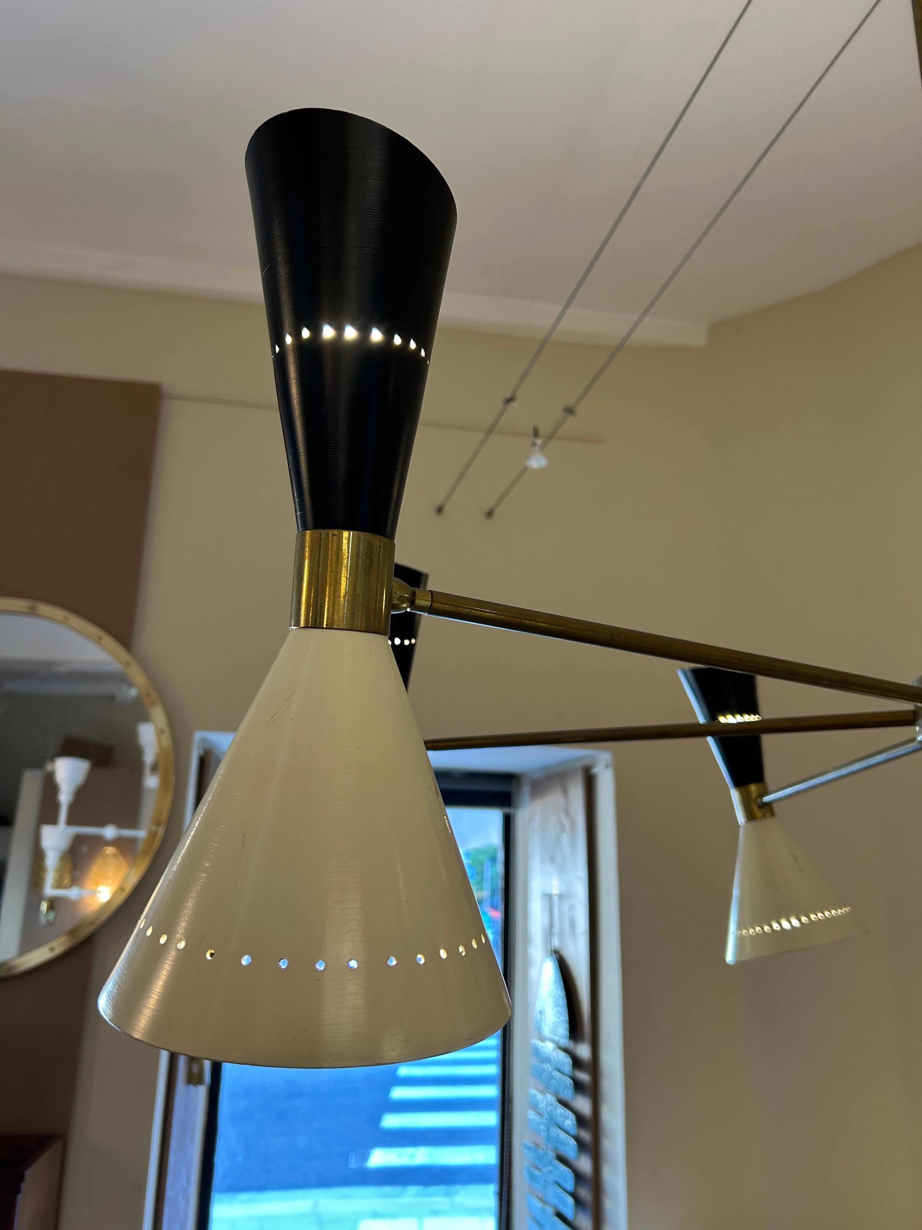 Apparecchio di illuminazione moderno, metà secolo, italiano in vendita 1