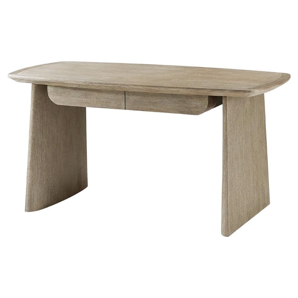 Modern Light Oak Desk im Angebot