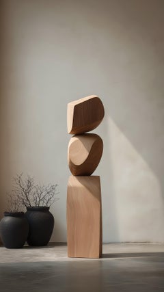 Scultura moderna in Wood Light di NONO Still Stand No120 Collection'S
