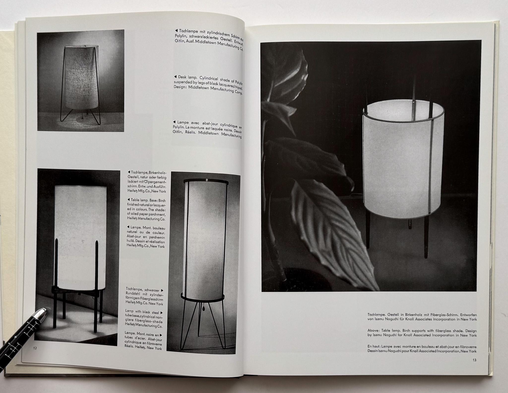 Iluminación moderna de los años 50 (Reimpresión Arnoldsche) en Bueno estado para la venta en New York, NY