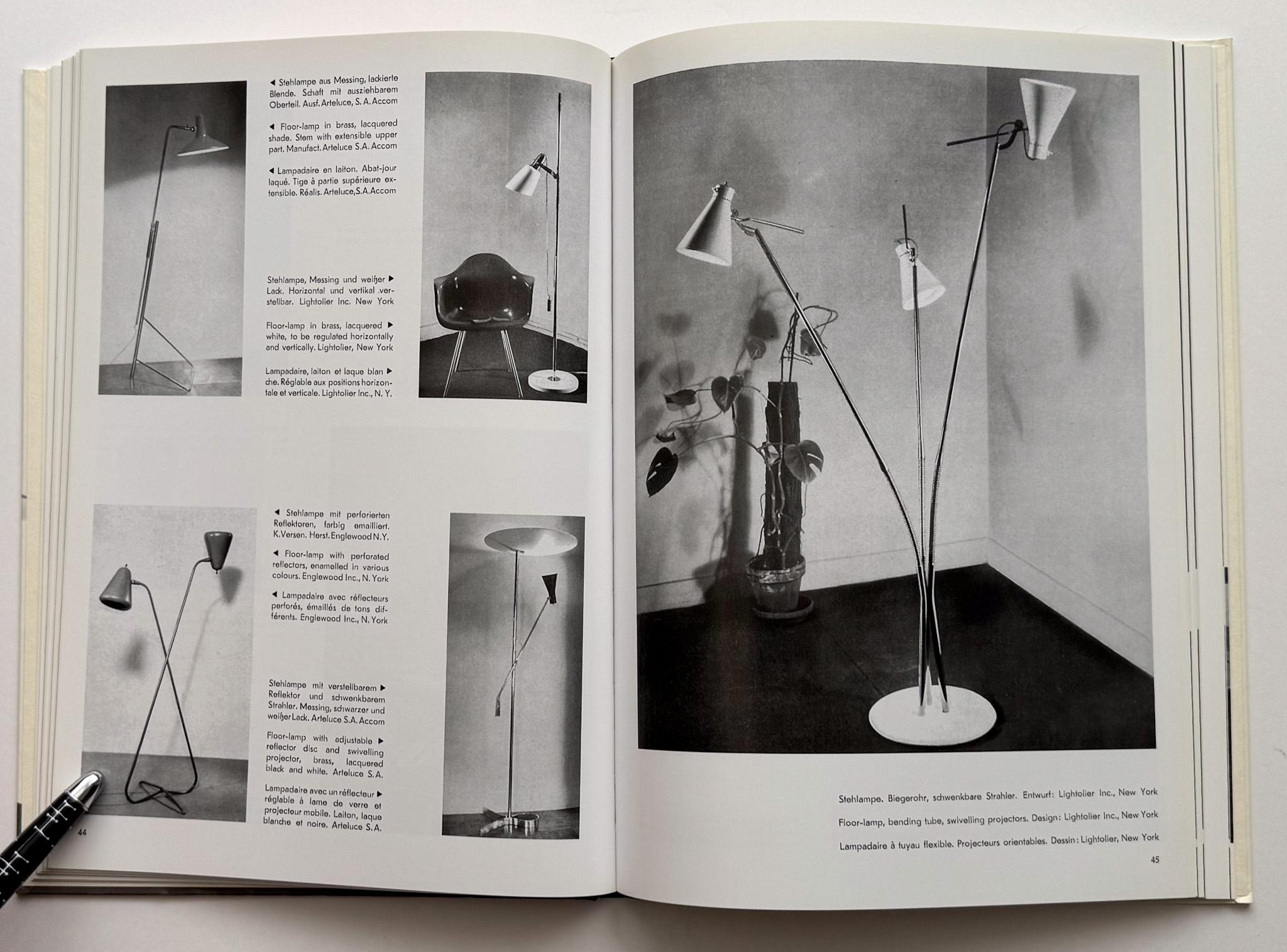 Iluminación moderna de los años 50 (Reimpresión Arnoldsche) en venta 1
