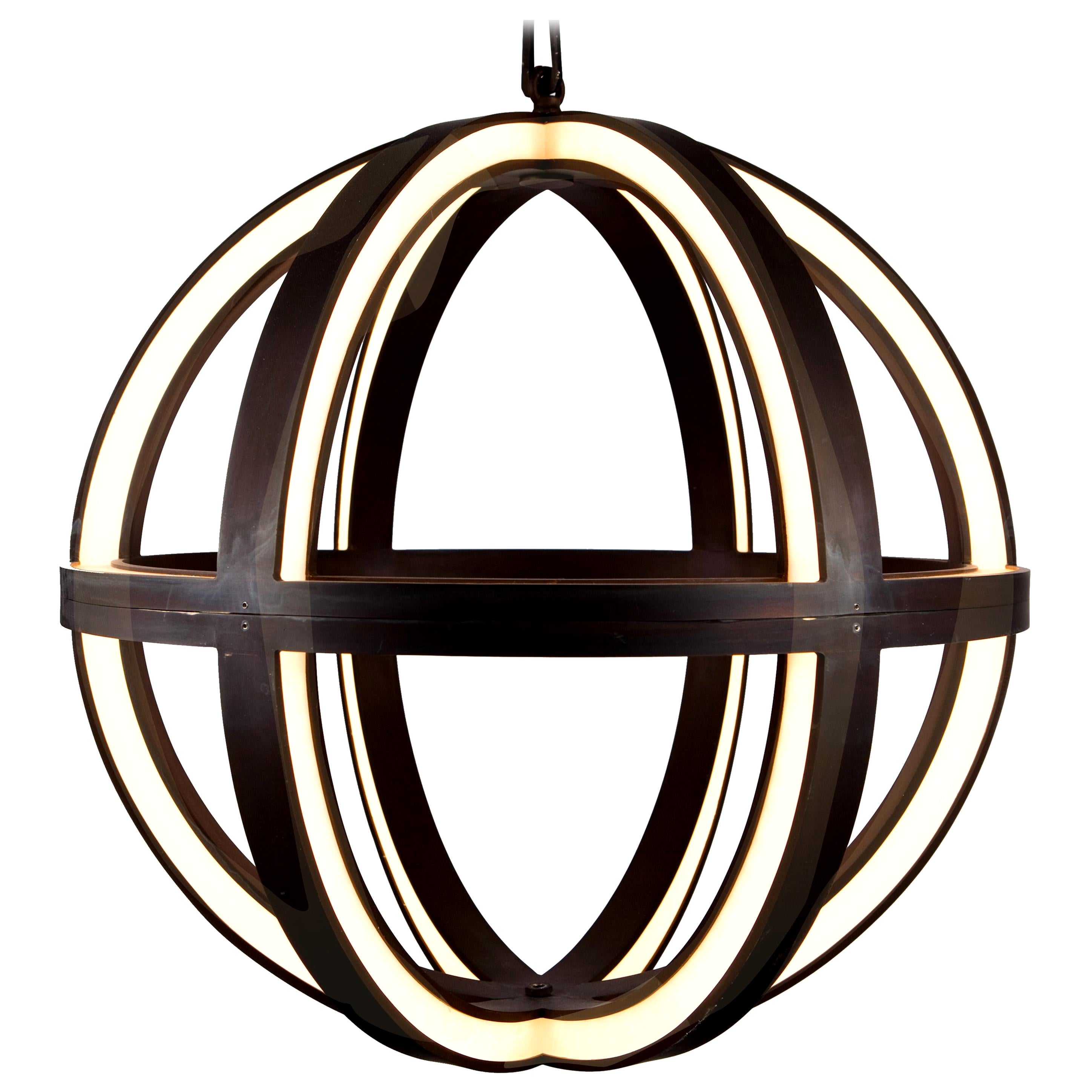 Modern Lighting Pendant LED, Globe Small For Sale
