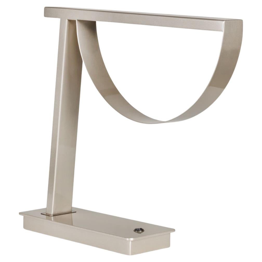 Modern Lima Cordless Table Lamp. Champagne Bronze, Handmade Portugal Greenapple For Sale