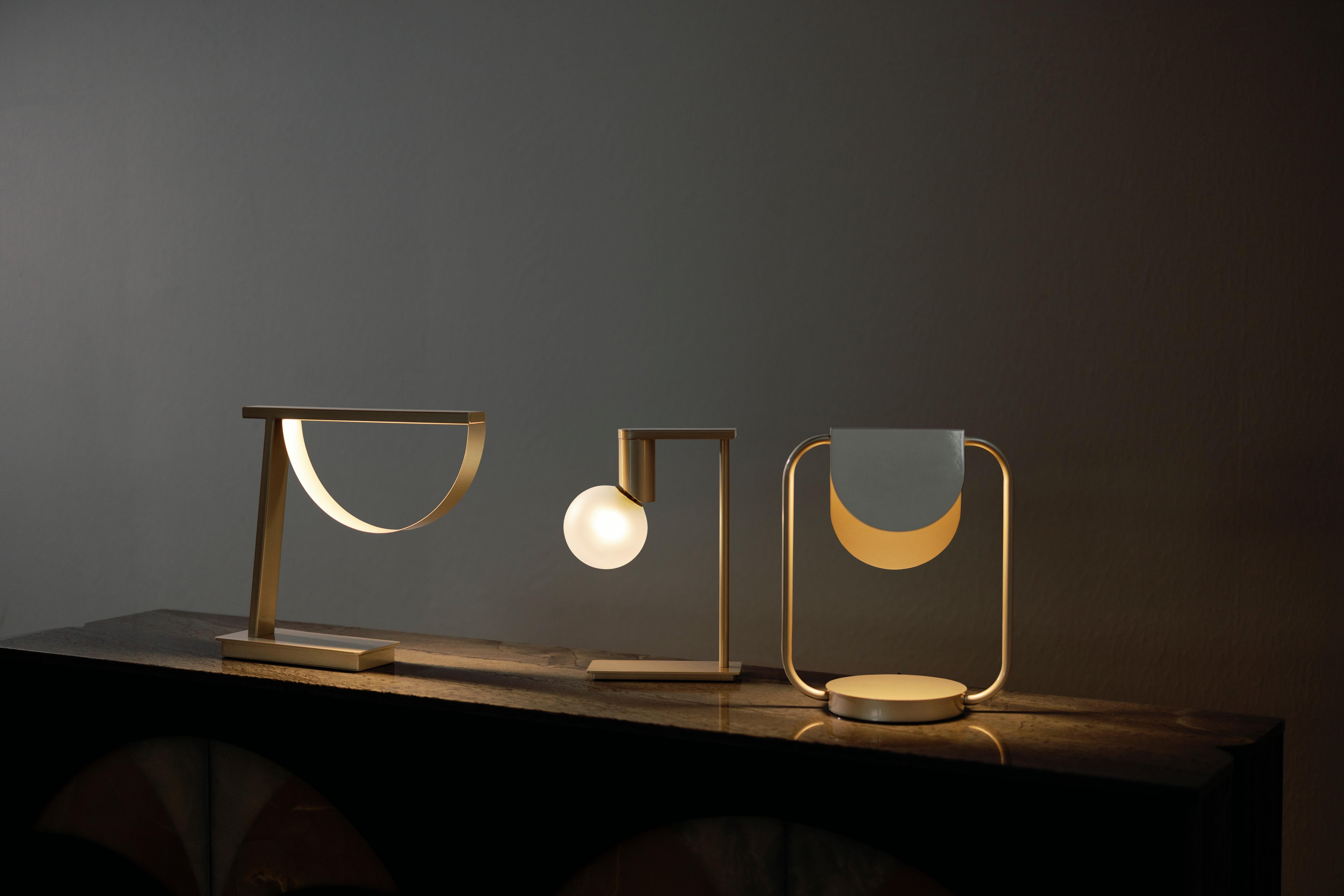 Lampe de table moderne Lima Cordless. Bronze champagne, fait main Portugal Greenapple en vente 6